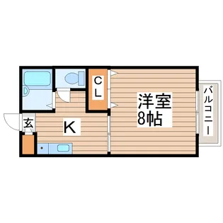 ファミーユソール【2階】の間取り