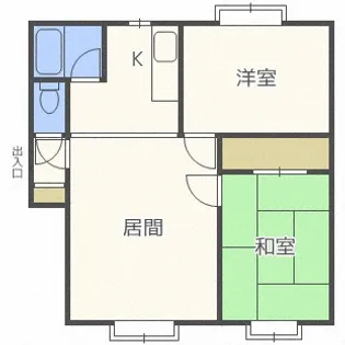 第2沼田マンション【2階】の間取り