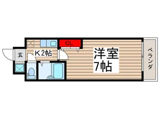 サンテラス加賀美【4階】の間取り