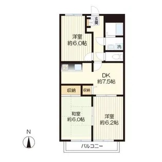 パースガーデンII【2階】の間取り
