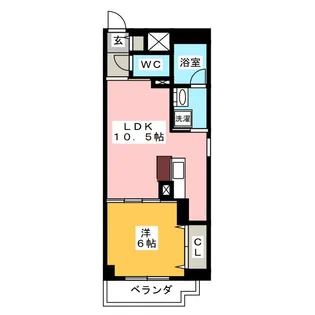 Stanza神村(東棟)【2階】の間取り