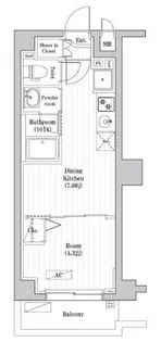 中野新井薬師レジデンス【2階】の間取り