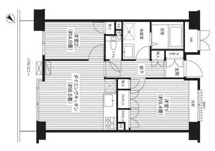 ステラメゾン武蔵小山【2階】の間取り