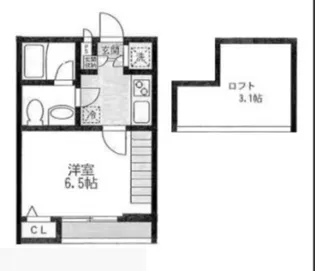 代々木ヒル【1階】の間取り