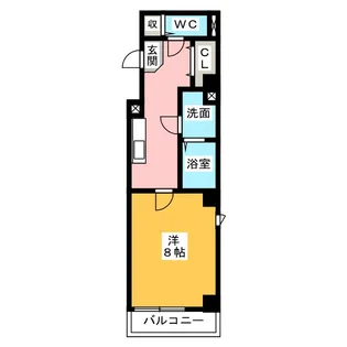 ベル クラール【1階】の間取り