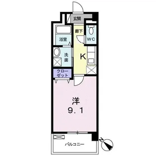 ありの実 I【5階】の間取り