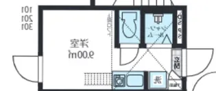ククリ・ザ・レジデンス池袋【1階】の間取り