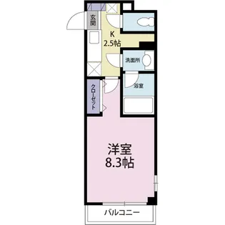 KSマンション桜木町【11階】の間取り