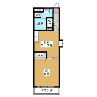 スペランツァ砂美【1階】の間取り