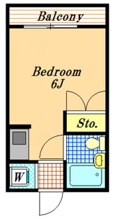 メゾン・クレセント【1階】の間取り