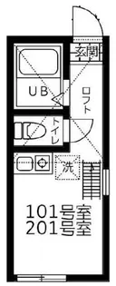 横浜山手レジデンス【1階】の間取り