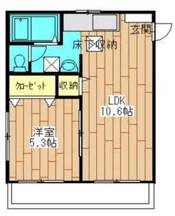 フランボワージュ【2階】の間取り