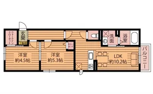 GOLD HIMEII【1階】の間取り