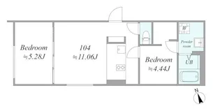 trias341【1階】の間取り