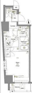 レアライズ秋葉原【4階】の間取り