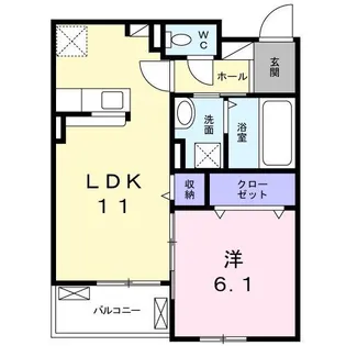 サニープレイスIV【2階】の間取り