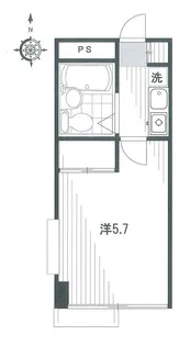ウッドビル【3階】の間取り