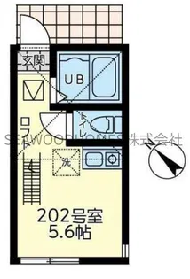 ユナイト追浜ストレーザ【2階】の間取り