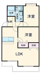 マンションストークV【1階】の間取り