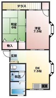 パストラル大崎【2階】の間取り