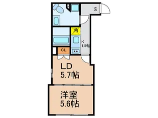 Fika代々木上原【6階】の間取り