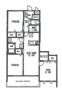 グランメール【2階】の間取り