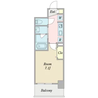 RIVIERE SEPT【1階】の間取り
