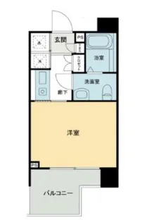 スタジオスクエア住吉【5階】の間取り