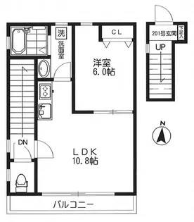 レコルト本郷【2階】の間取り