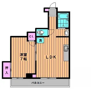 村木ビル【4階】の間取り