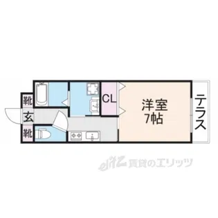 シャンテー長尾【3階】の間取り