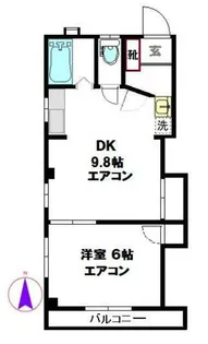 野口ビル【3階】の間取り