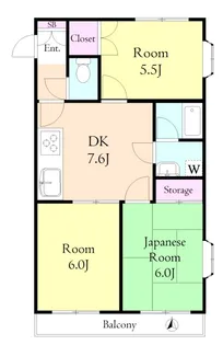 グランドール国分寺【3階】の間取り