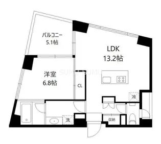 F-TERRACE【4階】の間取り
