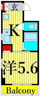 カイドウハイム【1階】の間取り