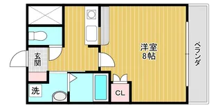 サンフレンドユー【2階】の間取り