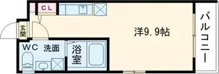 マーヴェリック堺東【2階】の間取り