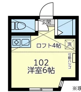 ユナイト末吉ワイオミング【1階】の間取り