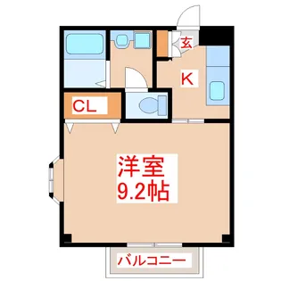 ガーデンハイツK【2階】の間取り