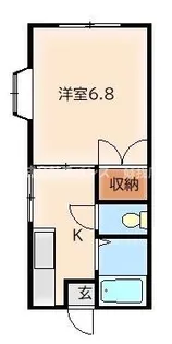 グローバルハイツ【1階】の間取り