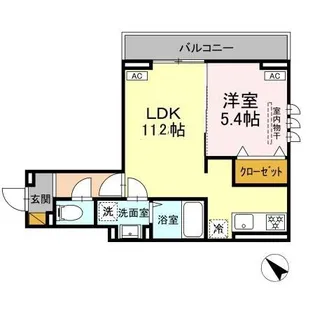 D-SOLACE新千葉【1階】の間取り