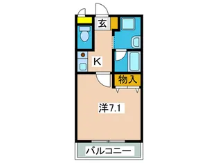 シエロ・ベ-ジョ【3階】の間取り