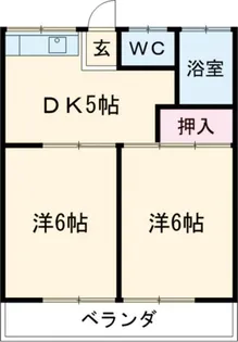 グリーンヒル大貫【2階】の間取り