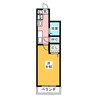 エスコート【1階】の間取り