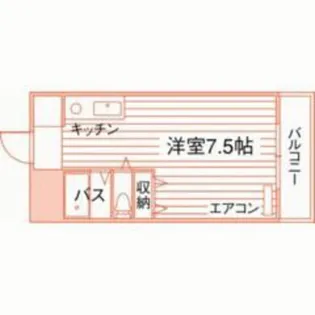 プレアール大供【4階】の間取り