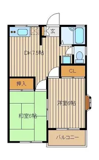 メゾンタケイ【1階】の間取り