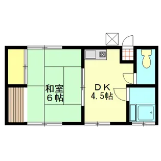 笠間ハイツ【2階】の間取り