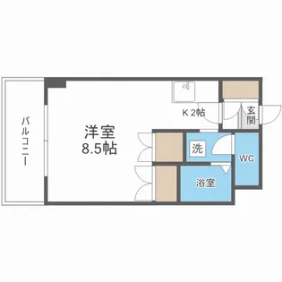 セゾン・ドゥ・ブランシェ北21条【3階】の間取り