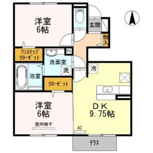 アズール C【1階】の間取り