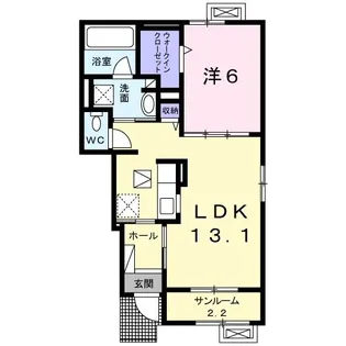 ラルゴ(Largo)【1階】の間取り